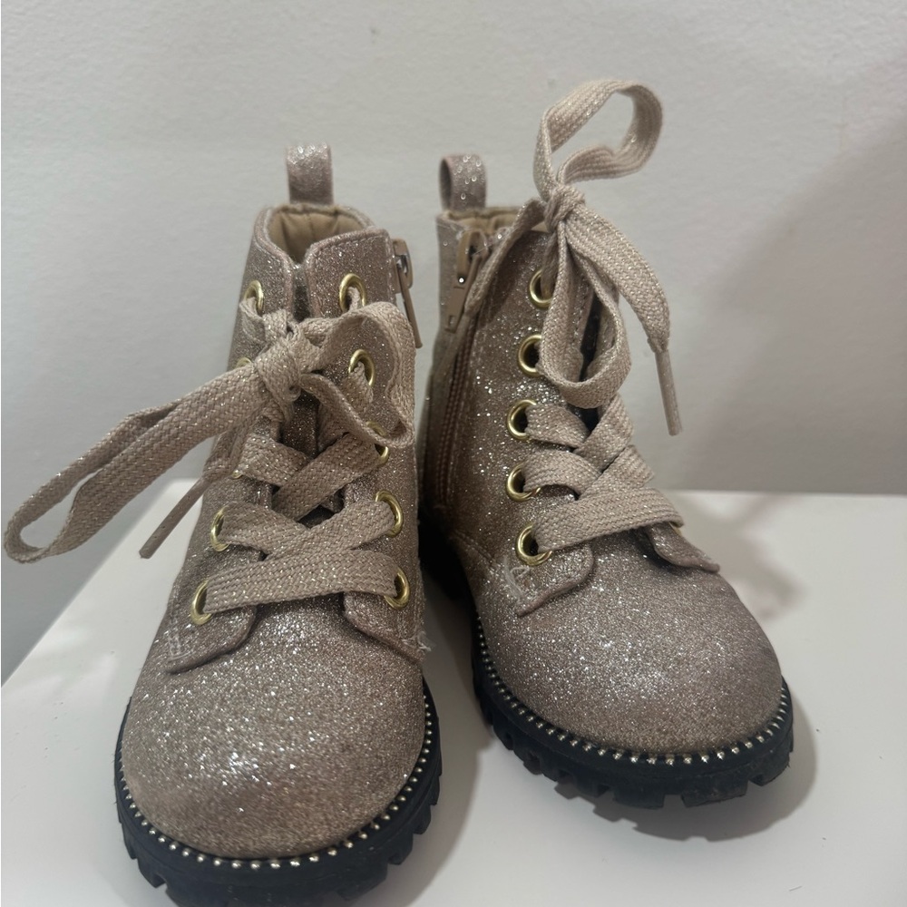 Cynthia Rowley Glittery Gold Boots